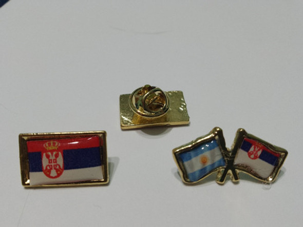 Pins Pais Serbia  Dos Modelos 2 Cms 0