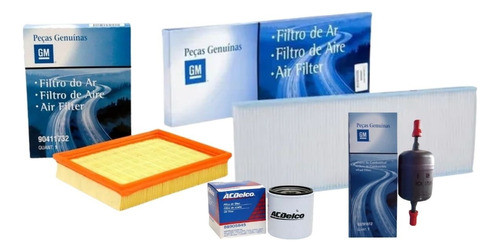 Kit Filtros 4 Classic Chevrolet Original 0