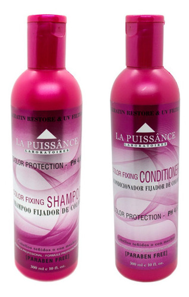 La Puissance Kit Color Shampoo + Acondicionador Pelo Teñido 0