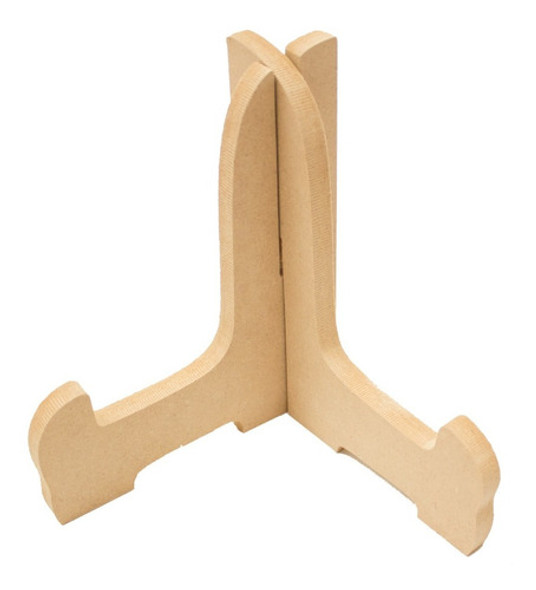 Apoya Platos 10 Cm. Madera Mdf Decoración Pintar Hogar 0