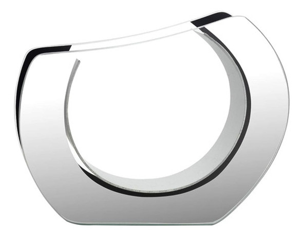 Royal Imports Flor Mirror Glass Vase -round Angled, 9.25 X11 0