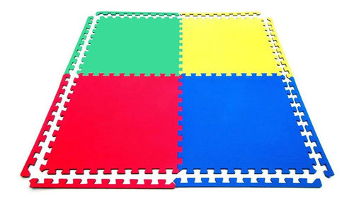 Piso Goma Eva 60cm X 60cm Pack 7.2 Metros Cuadrados St 0