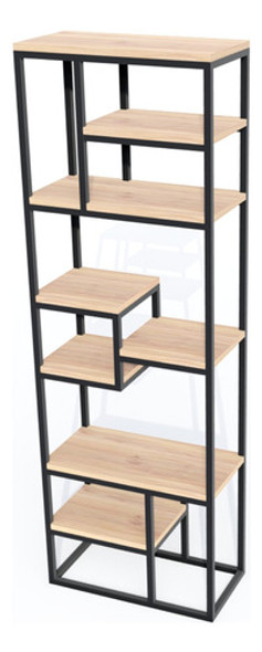 Biblioteca / Estantería Hierro Y Madera - Estilo Industrial 0