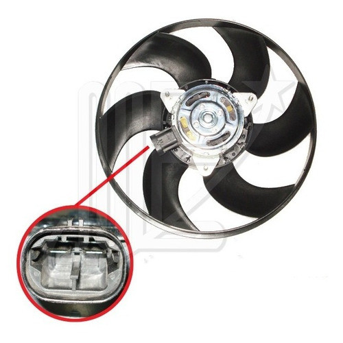 Electroventilador Peugeot 208 Sin Encausaror 0