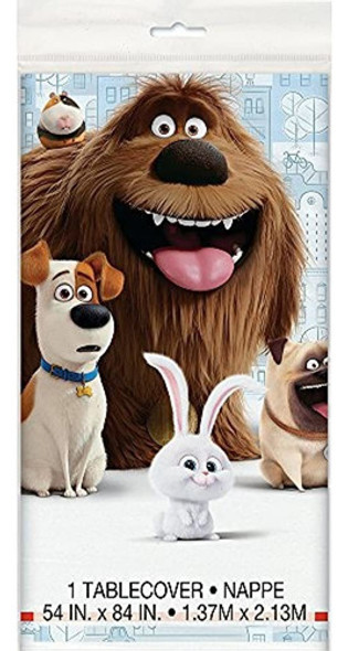 El Mantel De Plástico Secret Life Of Pets, 84  X 54 0