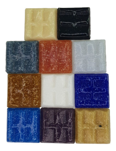 Kit 675 Pastilhas 2x2 Mosaico Artesanato 1
