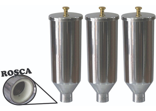 Kit Com 3 Copos Para Doceiras De Churros Profissional 0