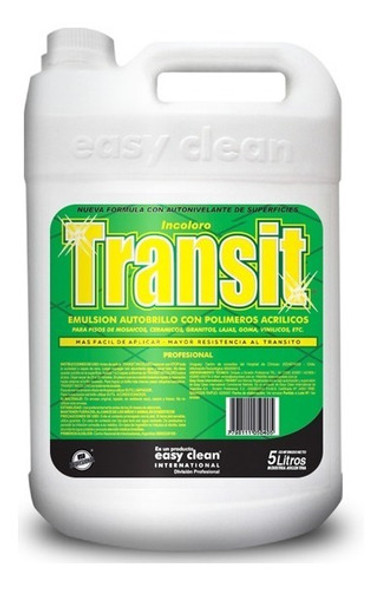 Cera Incolora Para Pisos X 5lts - Transit -  Easy Clean 0 Cera Incolora Para Pisos X 5lts - Transit -  Easy Clean 0