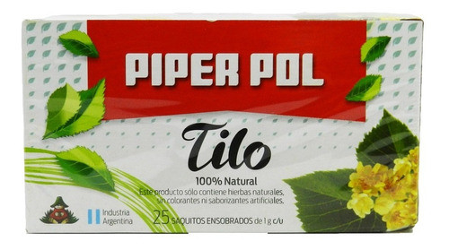 Té De Tilo X 25 Saq - Piper Pol 1