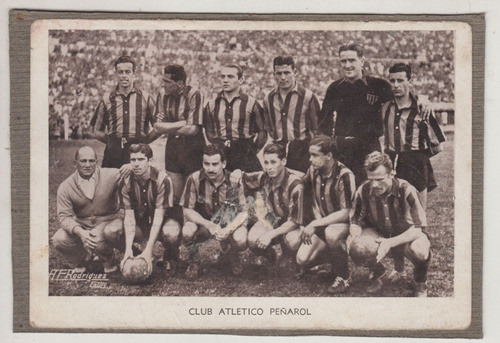 Futbol Uruguay Fotografia Equipo Peñarol Decada Del 40 0