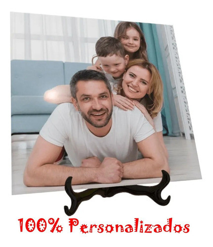 Cerámica Azulejo 100 % Personalizadas Incluye Soporte 0