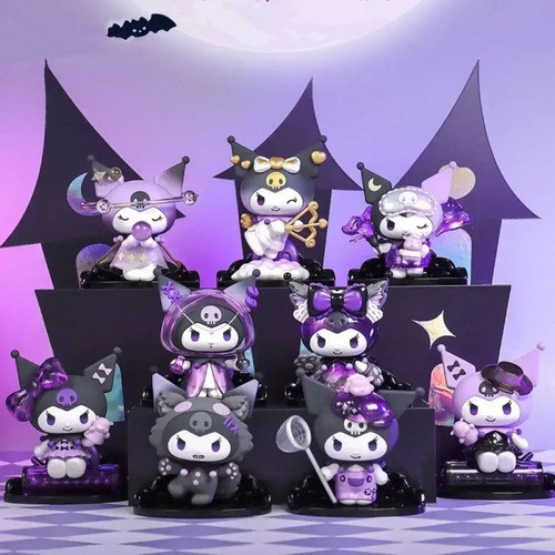 Figura Kuromi Halloween Sorpresa Con Base Super Cute 1