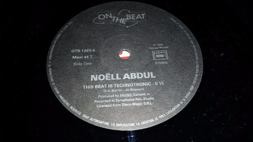 Noell Abebul This Beat Is Technotronic My Piano Maxi Frances 1
