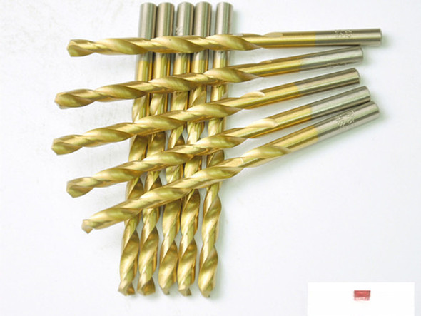Brocas De Acero De Alta Velocidad De Titanio 7/32 Pulgadas D 0