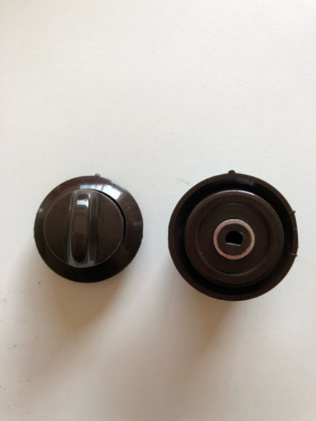 6 Perillas Longvie 3501/16501 Vastago 6mm  Marron 1