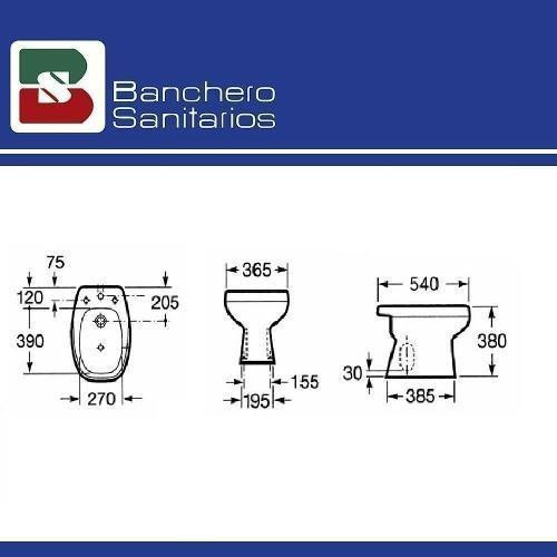 Bidé 1 Agujero Monocomando Roca Mónaco Color Blanco 1