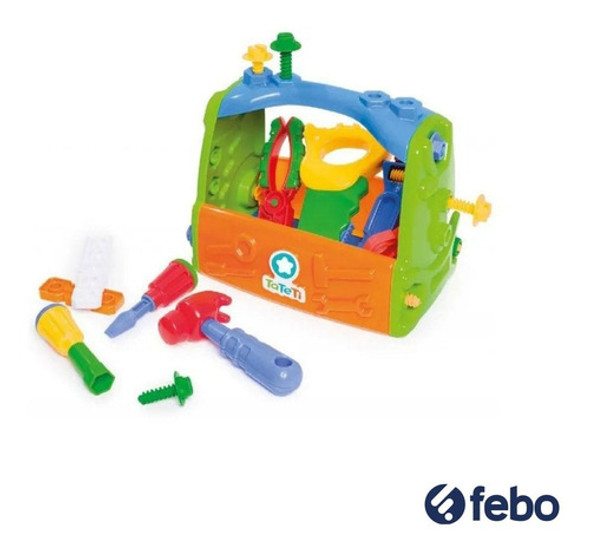 Valija Caja De Herramientas Juego Infantil P/ Niños Calesita 1