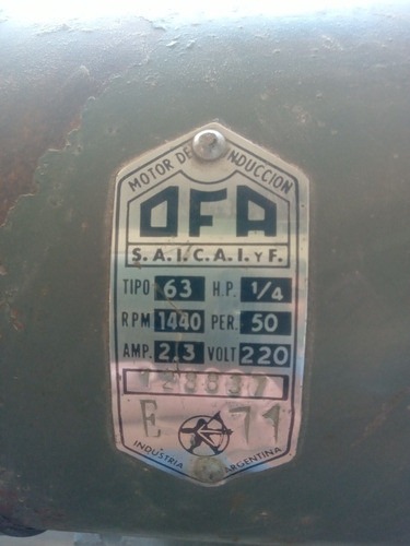 Motor De 1/4 0