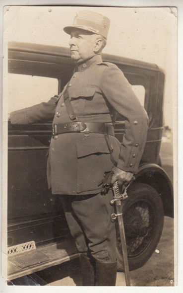 Fotografia Con Cachila Y Militar Uniformado Uruguay Vintage 0