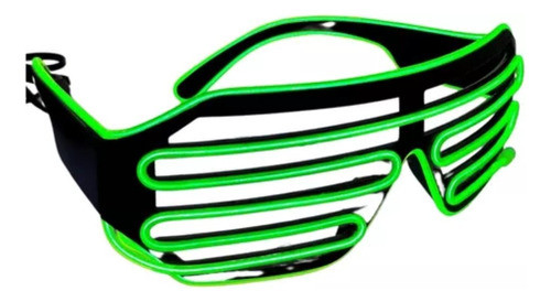 5 Anteojos Flogger Risky Led 3 Secuencias Fiesta Lentes 0