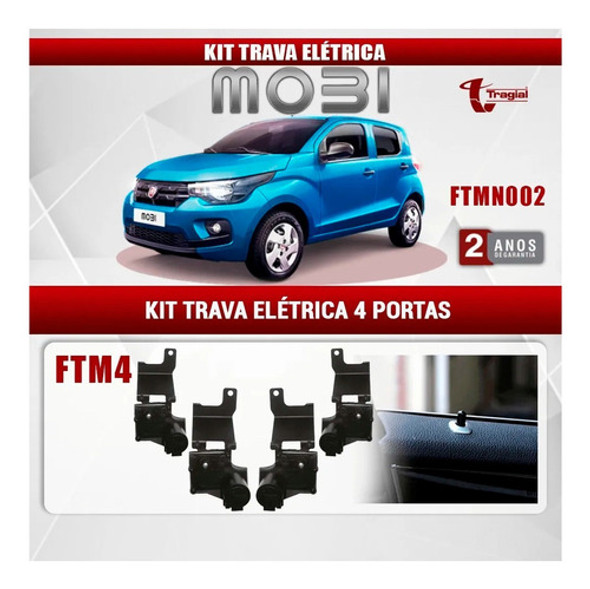 Kit Trava Eletrica Tragial Ftm4mn Fiat Mobi 4 Portas Top 1
