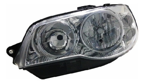 Semioptica Izquierda Cromada Fiat Strada 2004 Al 2007 0