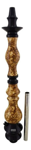 Stem Amazon Hookah Luxury - Metal Preto - Madeira Marmorizad 0