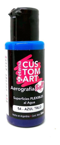 Eterna Custom Art 6 Pinturas Aerograficas Para Cartón Papel 0