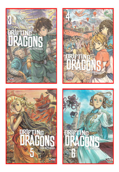 Combo Drifting Dragons Vol. 3 A 6 - Manga - Ovni 0
