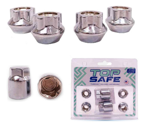 Tuercas Antirrobo Seguridad Ruedas Auto - Nissan Sentra 0