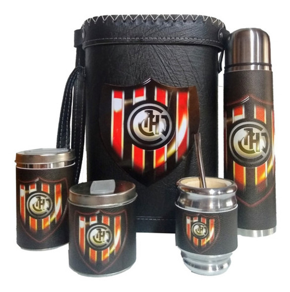 Set Matero Chacarita Completo Termo 1 Litro Acero Inoxidable 0