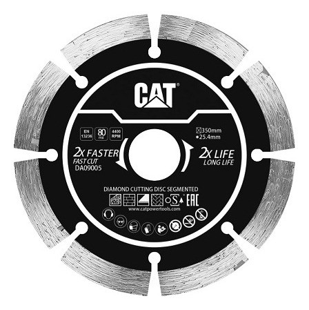 Disco Cat Diamantado Seco 300x20mm /10x3mm Fubral 1