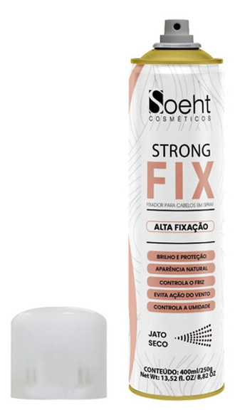 Fixador De Cabelo 400ml ( Alta Fixação ) - Strong Fix 1 Fixador De Cabelo 400ml ( Alta Fixação ) - Strong Fix 1