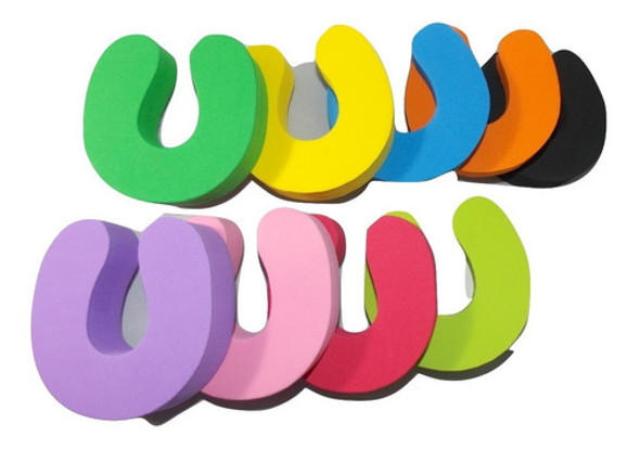 Tope Traba Dep Para Puerta Goma Eva Seguridad Niños X 3 Unid 0