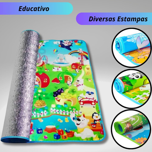Tapete Térmico Atividades Infantil Educativo Colorido 1