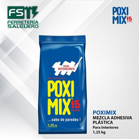 Poximix Para Interiores P/ Repara Grietas X 1,25 Kg Pox Fs 1
