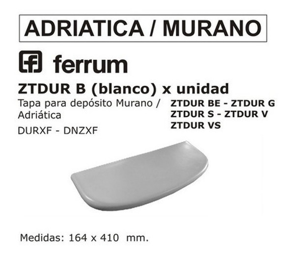 Tapa Deposito Murano Ferrum Ztdur - B 1