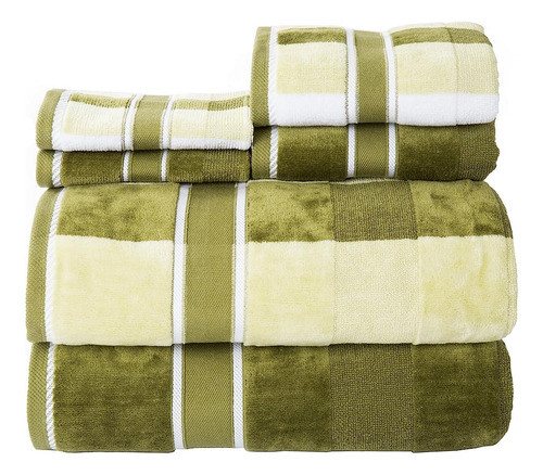 Bedford Home 6 Piece Complete Bathroom Set-luxurious Spa Qua 0