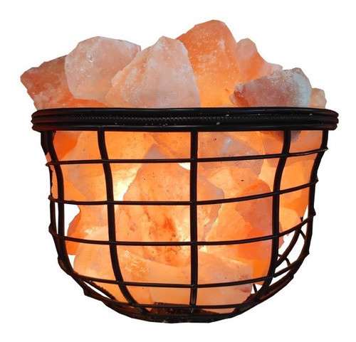 Lámpara De Sal Cesta Piedra Del Himalaya; Tienda Que Regalo 0
