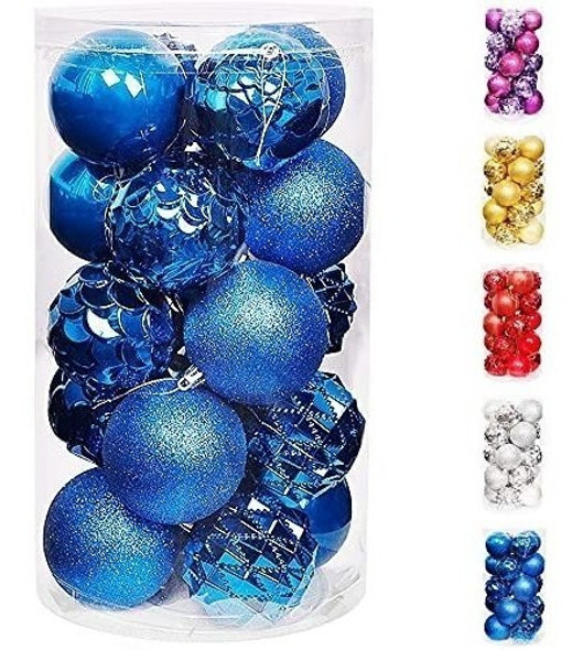 Bolas Para Arbol Navidad -packx 20u. De 8cm./azul 0 Bolas Para Arbol Navidad -packx 20u. De 8cm./azul 0