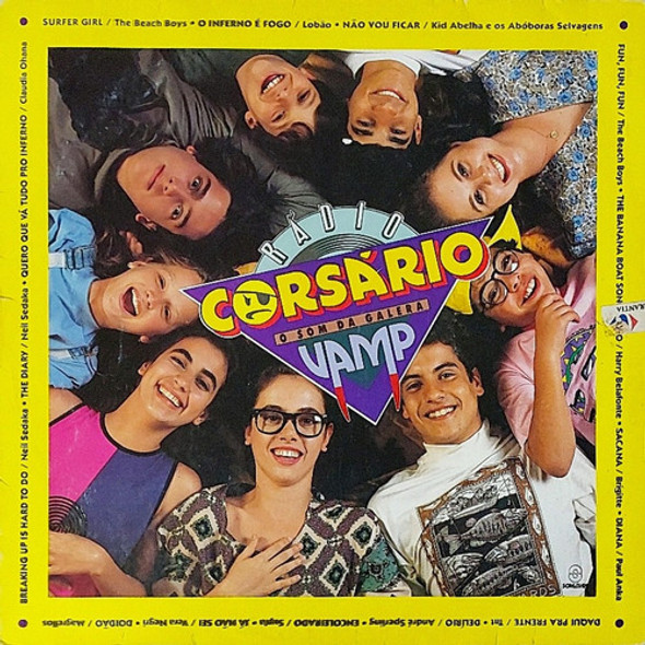 Rádio Corsário - O Som Da Galera Vamp 1991 Disco Vinil Lp 0