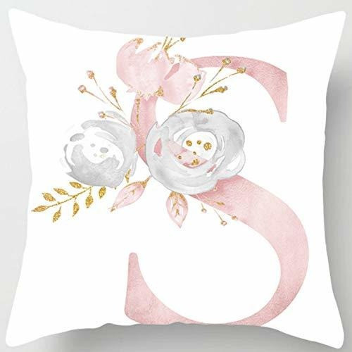 Fundas De Almohada Eanpet Throw Alfabeto Fundas De Almohada 0