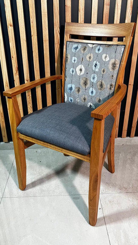 Silla Cabecera Apoyabrazos Madera Paraiso Mod. Milagros 1