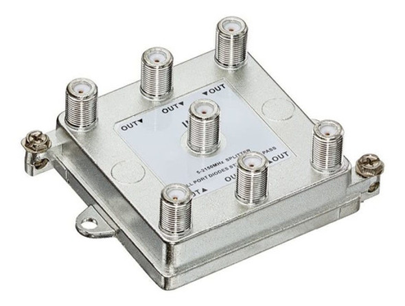 Divisor Splitter De Video 6 Vias 2ghz Leviton Pasivo 1 X 6 0