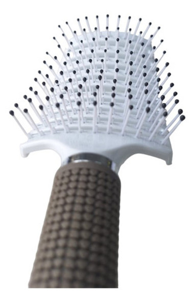 Escova De Cabelo Raquete Desembaraça Branca Cod 714 1 Escova De Cabelo Raquete Desembaraça Branca Cod 714 1