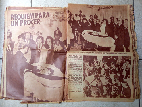 Diario Así N° 562 Muerte De Perón 05/07/1974  Completo 32pag 1