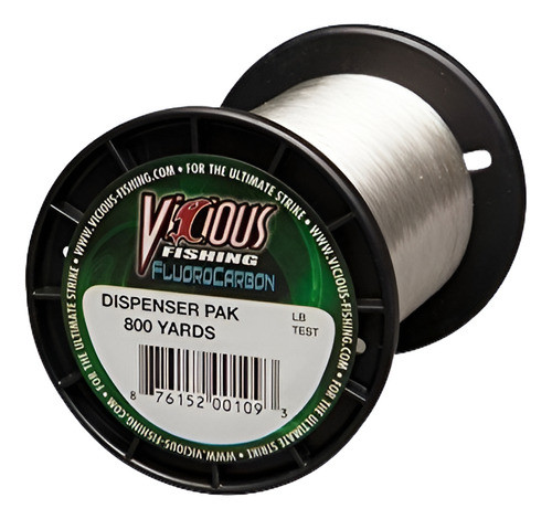 Vicious Fishing 800 M / Clear Flb-12 100% Fluorocarbon Line 0