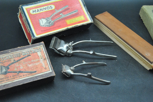 Antigua Corta Pelo Mannos Lote X2  Vintage Viejo Retro 0