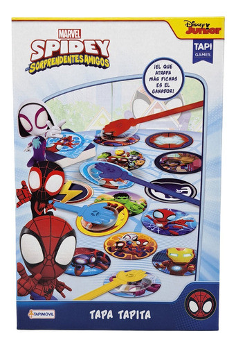 Juego De Mesa Tapa Tapita Spidey 0