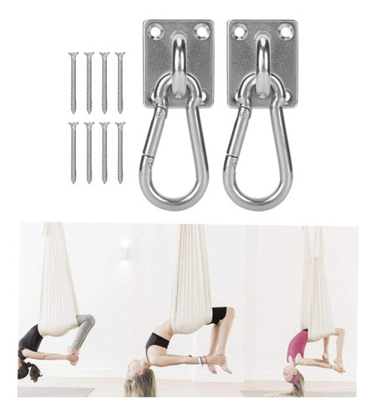 2 X 2-6 Pacotes De Tiras De Suspensão De Mosquetão Com 6mm 1 2 X 2-6 Pacotes De Tiras De Suspensão De Mosquetão Com 6mm 1